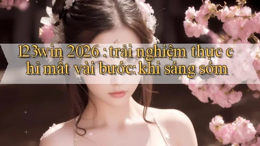 123win 2026 trải nghiệm thực chỉ mất vài bước khi sáng sớm
