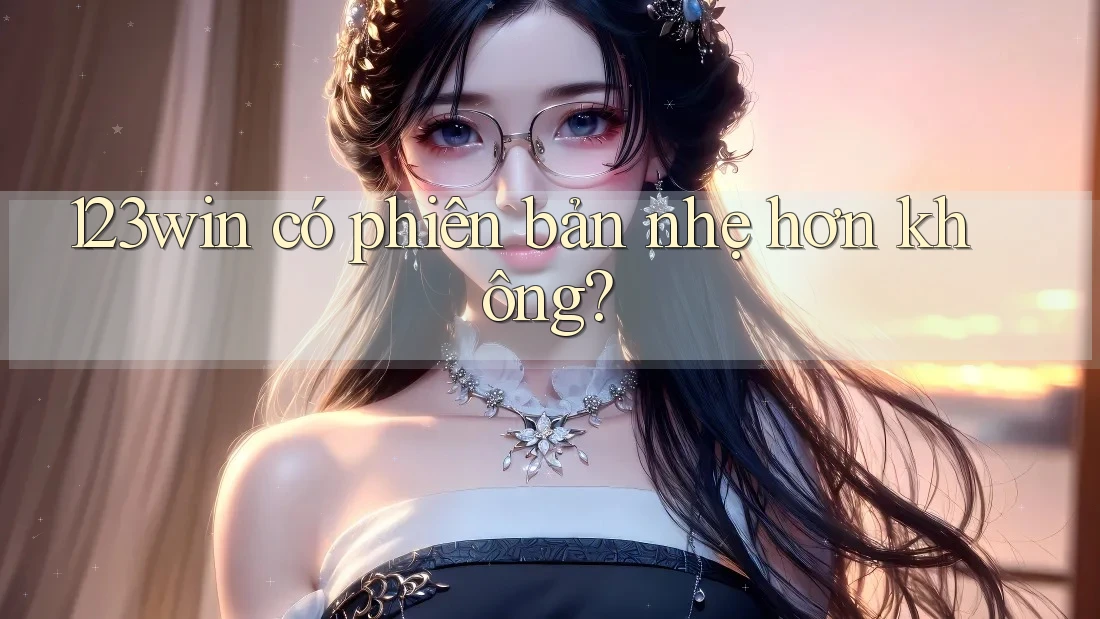 123win có phiên bản nhẹ hơn không? 123win có phiên bản nhẹ hơn không?
