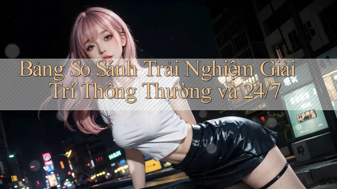 Bảng So Sánh Trải Nghiệm Giải Trí Thông Thường và 24/7