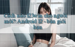 Cách nào 123win cho người mới Android 12   bản giới hạn