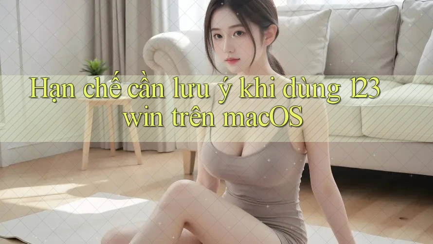 Hạn chế cần lưu ý khi dùng 123win trên macOS Hạn chế cần lưu ý khi dùng 123win trên macOS