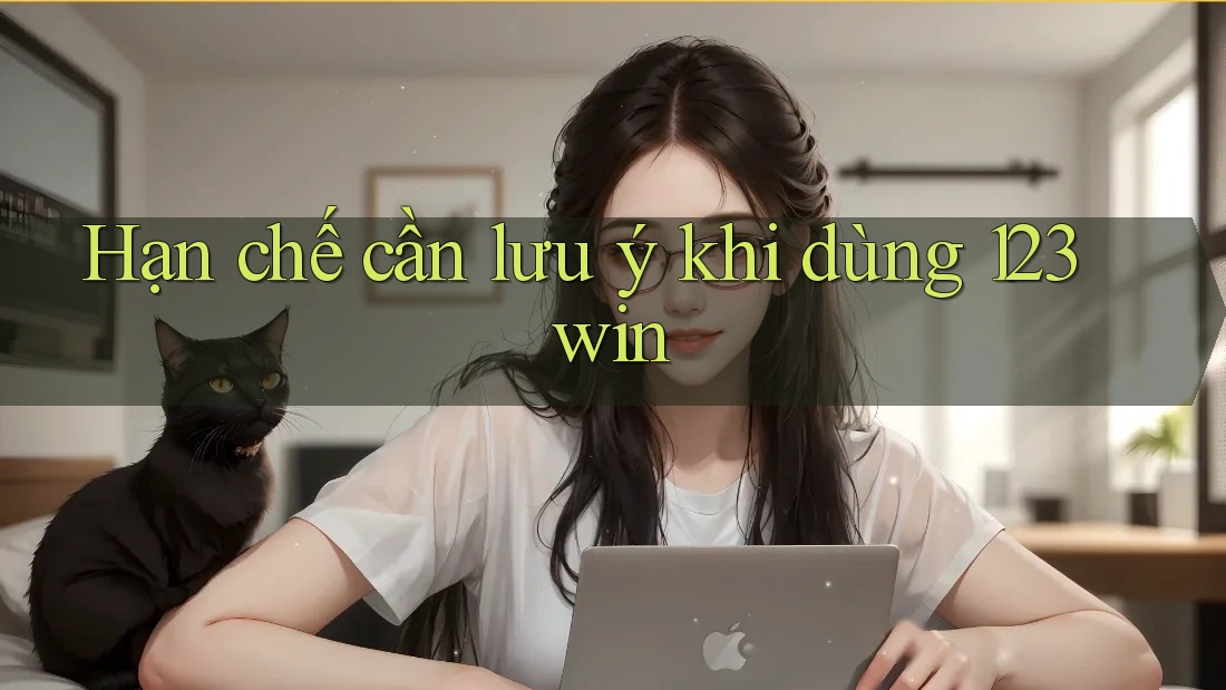 Hạn chế cần lưu ý khi dùng 123win