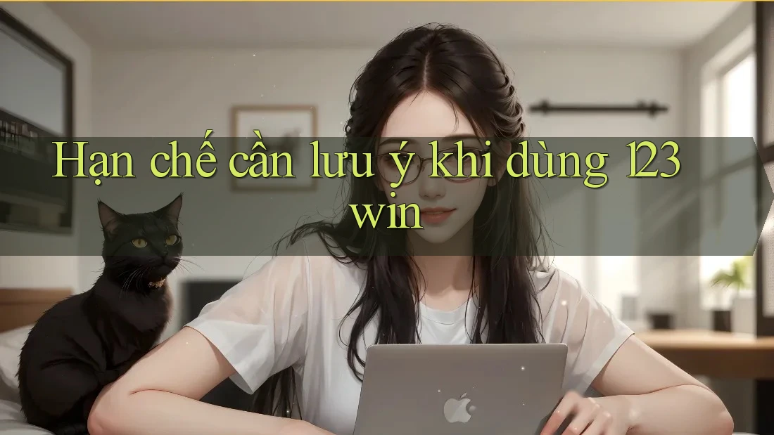 Hạn chế cần lưu ý khi dùng 123win