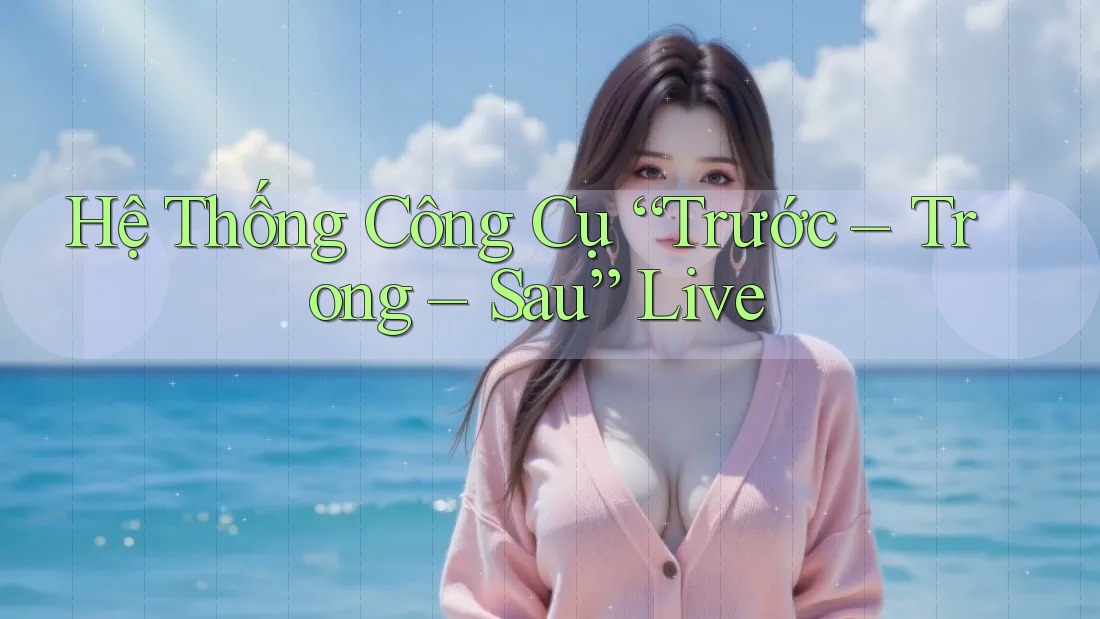 Hệ Thống Công Cụ “Trước – Trong – Sau” Live Hệ Thống Công Cụ “Trước – Trong – Sau” Live