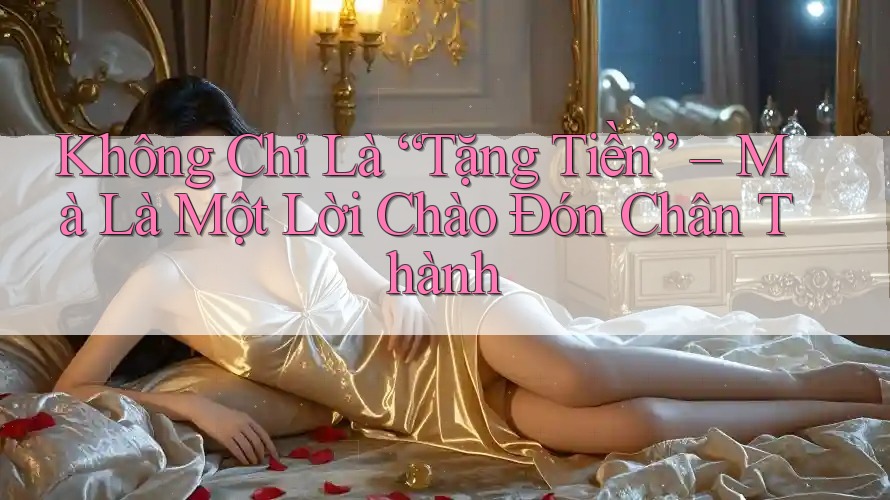 Không Chỉ Là “Tặng Tiền” – Mà Là Một Lời Chào Đón Chân Thành