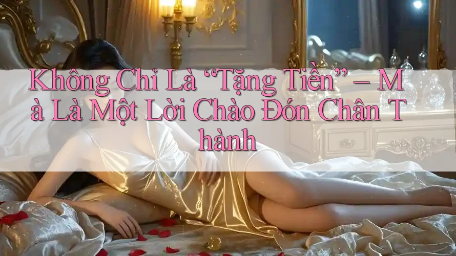 Không Chỉ Là “Tặng Tiền” – Mà Là Một Lời Chào Đón Chân Thành
