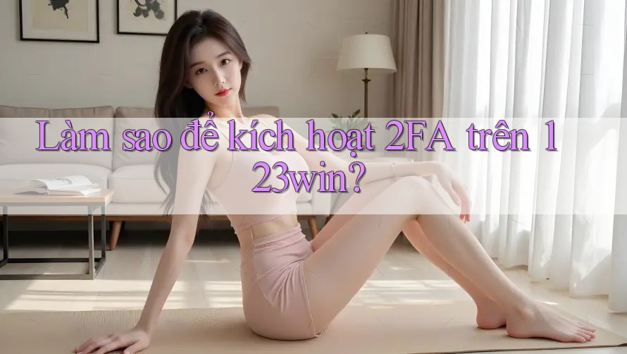 Làm sao để kích hoạt 2FA trên 123win?