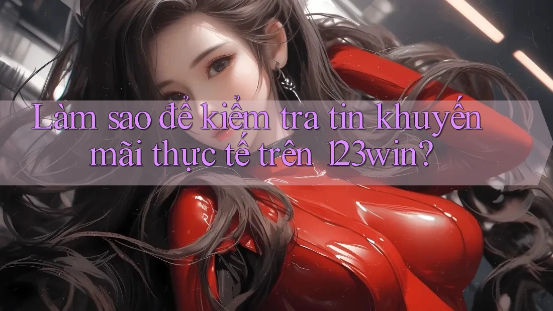 Làm sao để kiểm tra tin khuyến mãi thực tế trên 123win?
