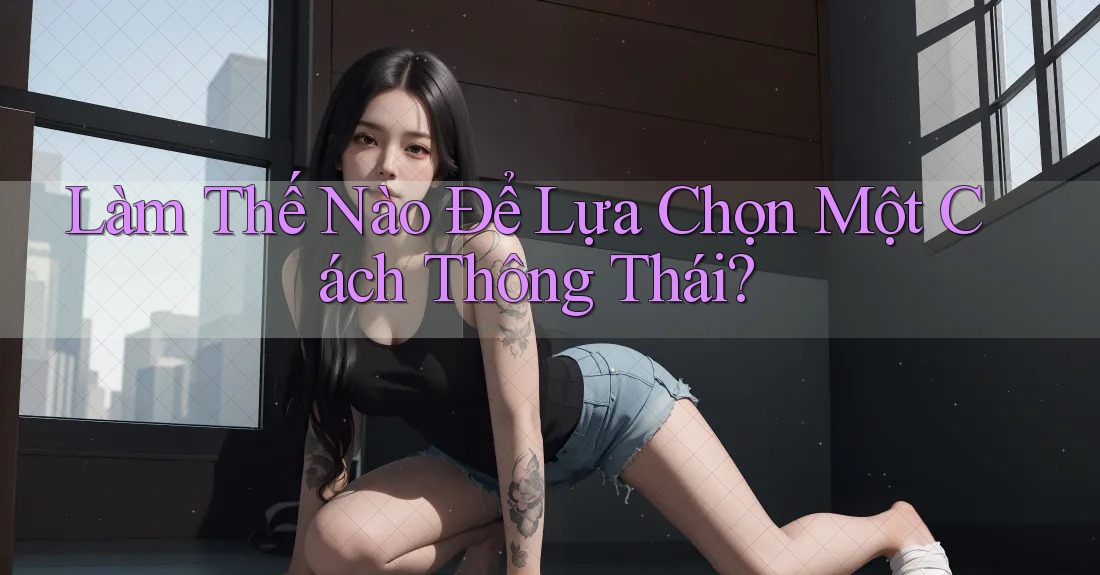 Làm Thế Nào Để Lựa Chọn Một Cách Thông Thái? Làm Thế Nào Để Lựa Chọn Một Cách Thông Thái?