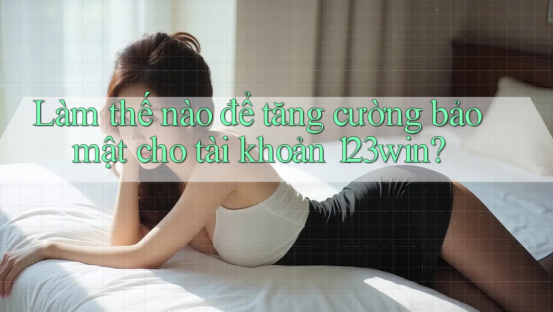 Làm thế nào để tăng cường bảo mật cho tài khoản 123win?