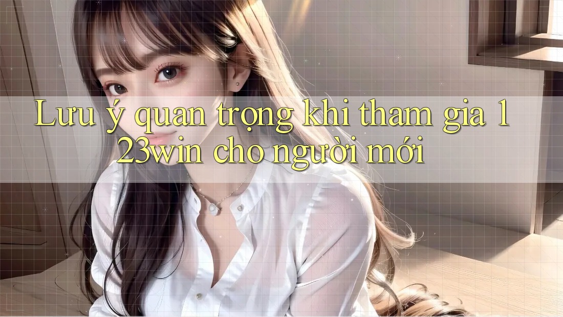 Lưu ý quan trọng khi tham gia 123win cho người mới