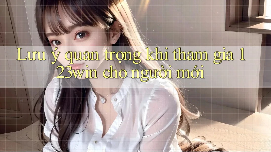 Lưu ý quan trọng khi tham gia 123win cho người mới