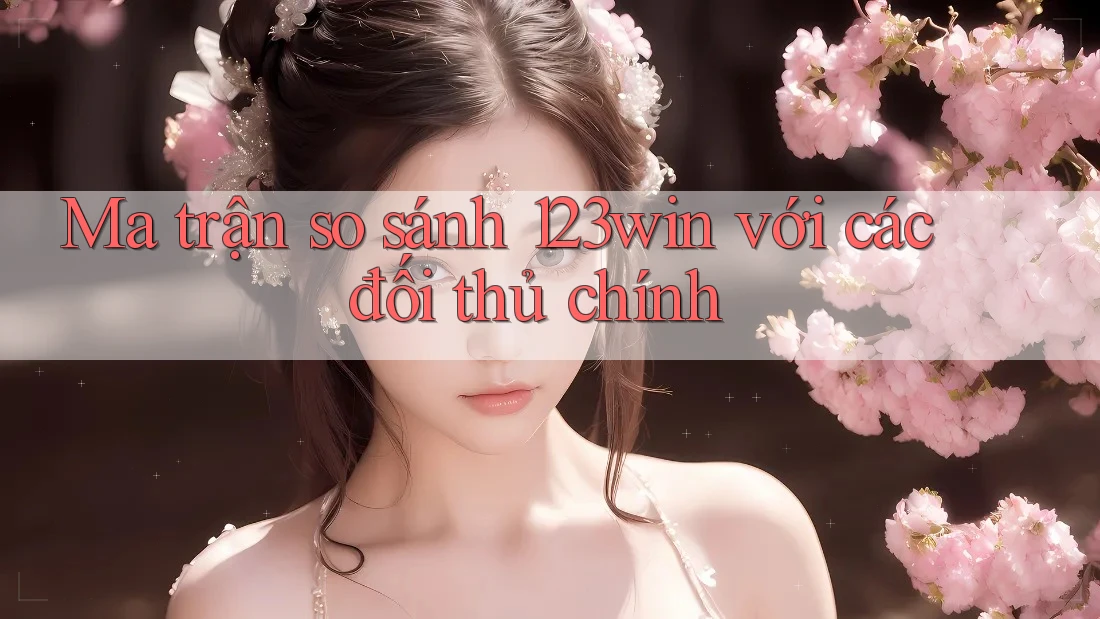 Ma trận so sánh 123win với các đối thủ chính Ma trận so sánh 123win với các đối thủ chính
