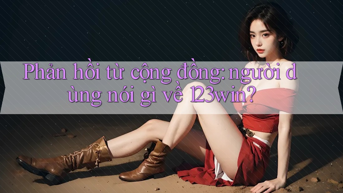 Phản hồi từ cộng đồng: Người dùng nói gì về 123win? Phản hồi từ cộng đồng: Người dùng nói gì về 123win?