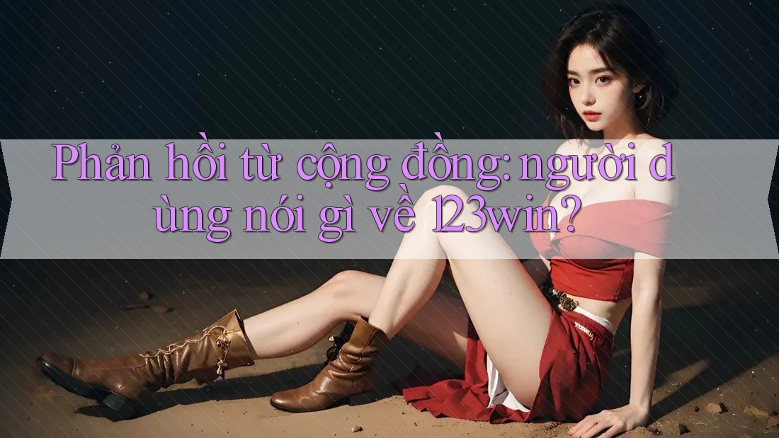 Phản hồi từ cộng đồng: Người dùng nói gì về 123win? Phản hồi từ cộng đồng: Người dùng nói gì về 123win?