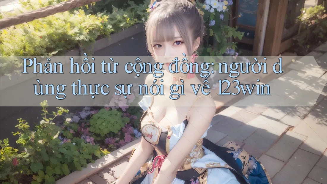 Phản hồi từ cộng đồng: người dùng thực sự nói gì về 123win