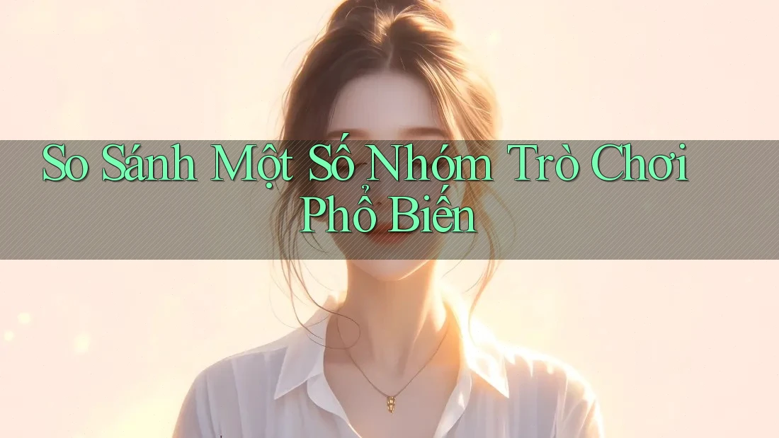 So Sánh Một Số Nhóm Trò Chơi Phổ Biến