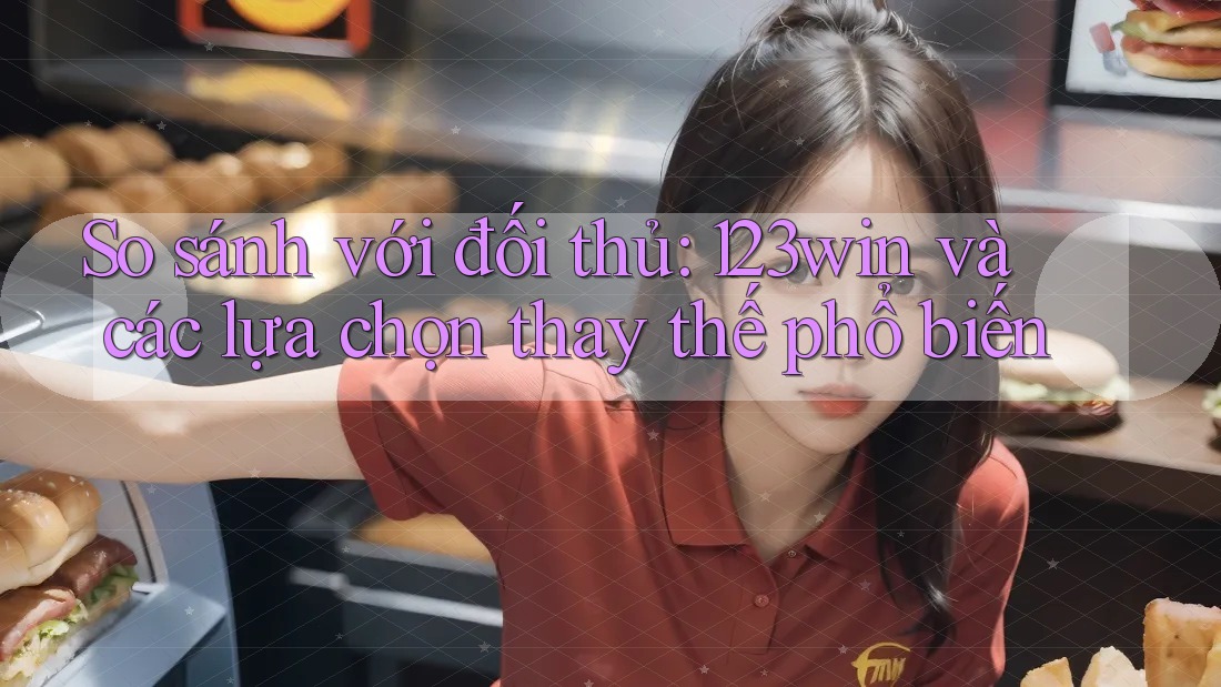 So sánh với đối thủ: 123win và các lựa chọn thay thế phổ biến
