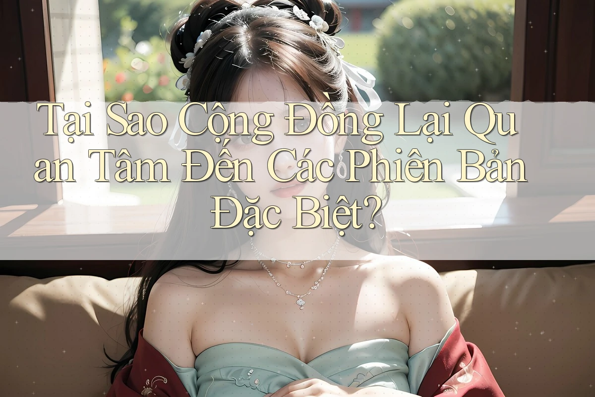 Tại Sao Cộng Đồng Lại Quan Tâm Đến Các Phiên Bản Đặc Biệt? Tại Sao Cộng Đồng Lại Quan Tâm Đến Các Phiên Bản Đặc Biệt?