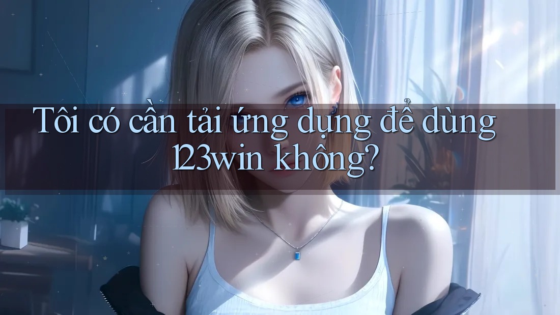 Tôi có cần tải ứng dụng để dùng 123win không?