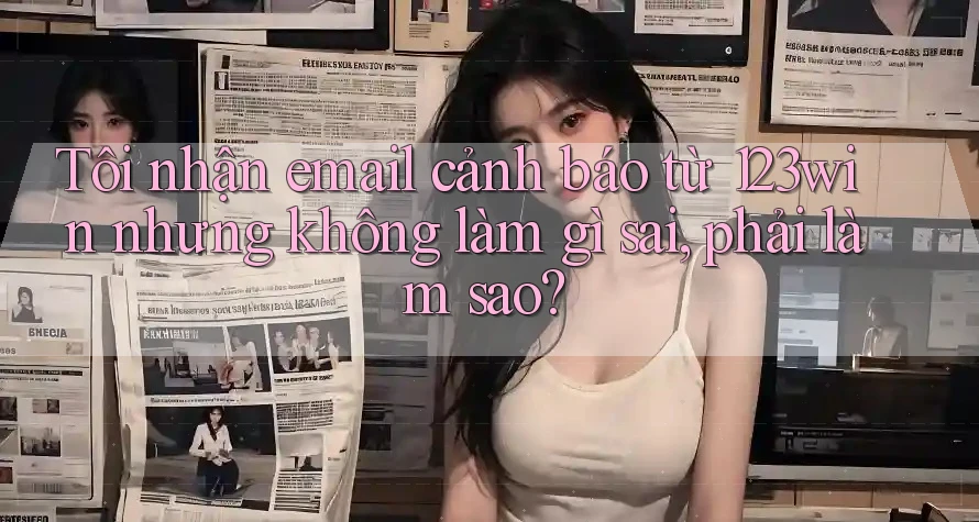 Tôi nhận email cảnh báo từ 123win nhưng không làm gì sai, phải làm sao? Tôi nhận email cảnh báo từ 123win nhưng không làm gì sai, phải làm sao?