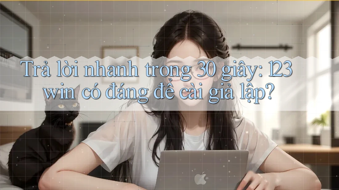 Trả lời nhanh trong 30 giây: 123win có đáng để cài giả lập? Trả lời nhanh trong 30 giây: 123win có đáng để cài giả lập?