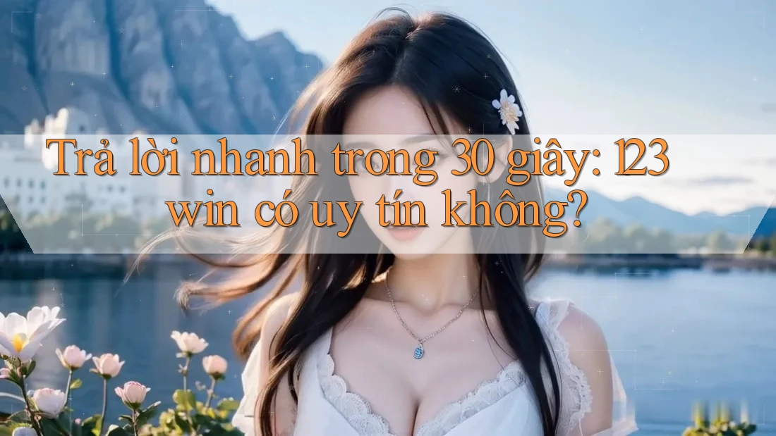 Trả lời nhanh trong 30 giây: 123win có uy tín không?