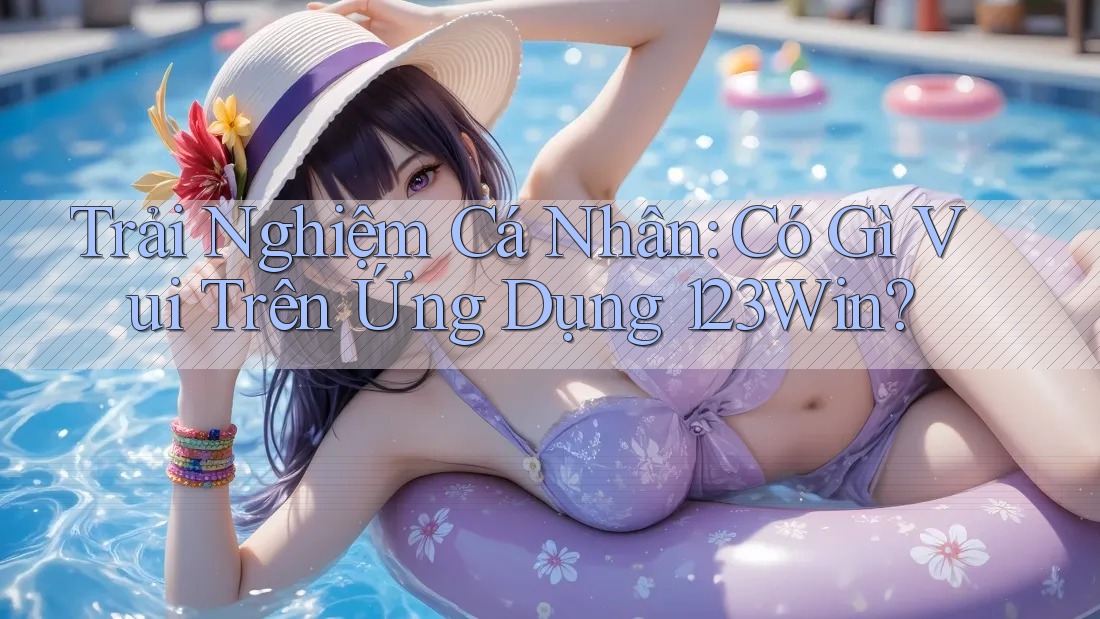 Trải Nghiệm Cá Nhân: Có Gì Vui Trên Ứng Dụng 123Win? Trải Nghiệm Cá Nhân: Có Gì Vui Trên Ứng Dụng 123Win?