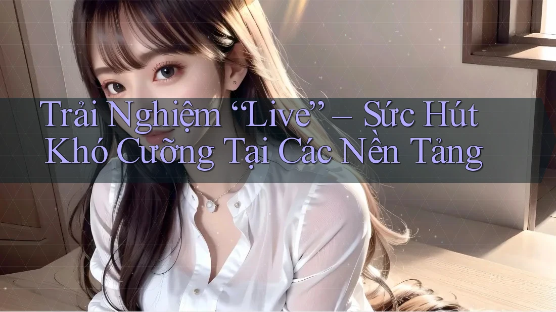 Trải Nghiệm “Live” – Sức Hút Khó Cưỡng Tại Các Nền Tảng