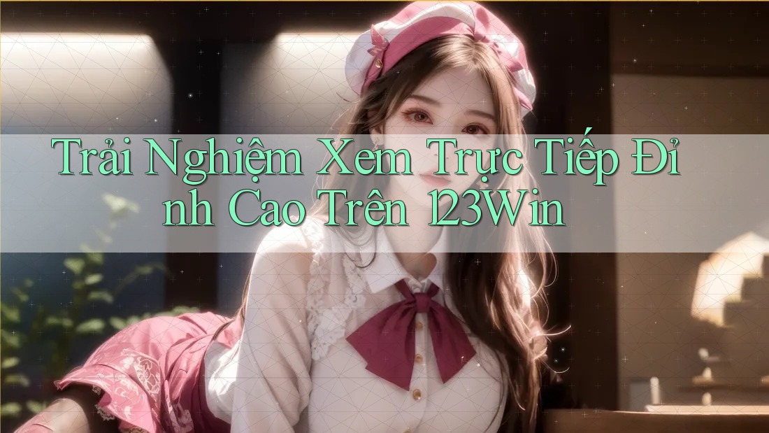 Trải Nghiệm Xem Trực Tiếp Đỉnh Cao Trên 123Win